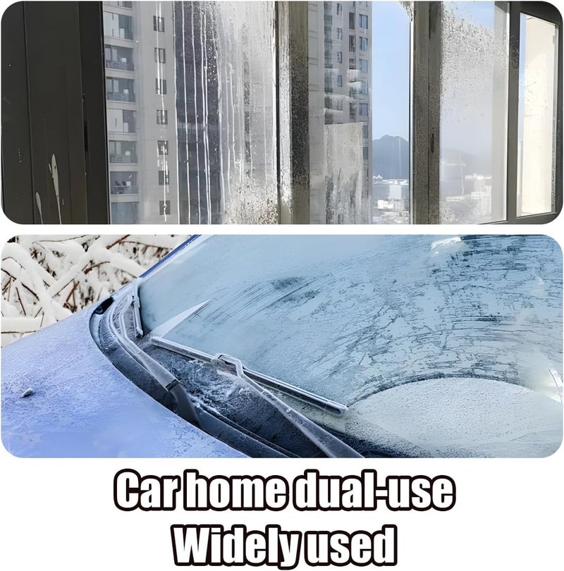 HZEL Car Windshield Cleaning Tool, Extendable Handle Vehicle Window Windscreen Cleaner with Washable and Reusable Microfiber Pads, Automotive Glass Cleaning Wiper, Universal for Most Cars (Black) - Image 5